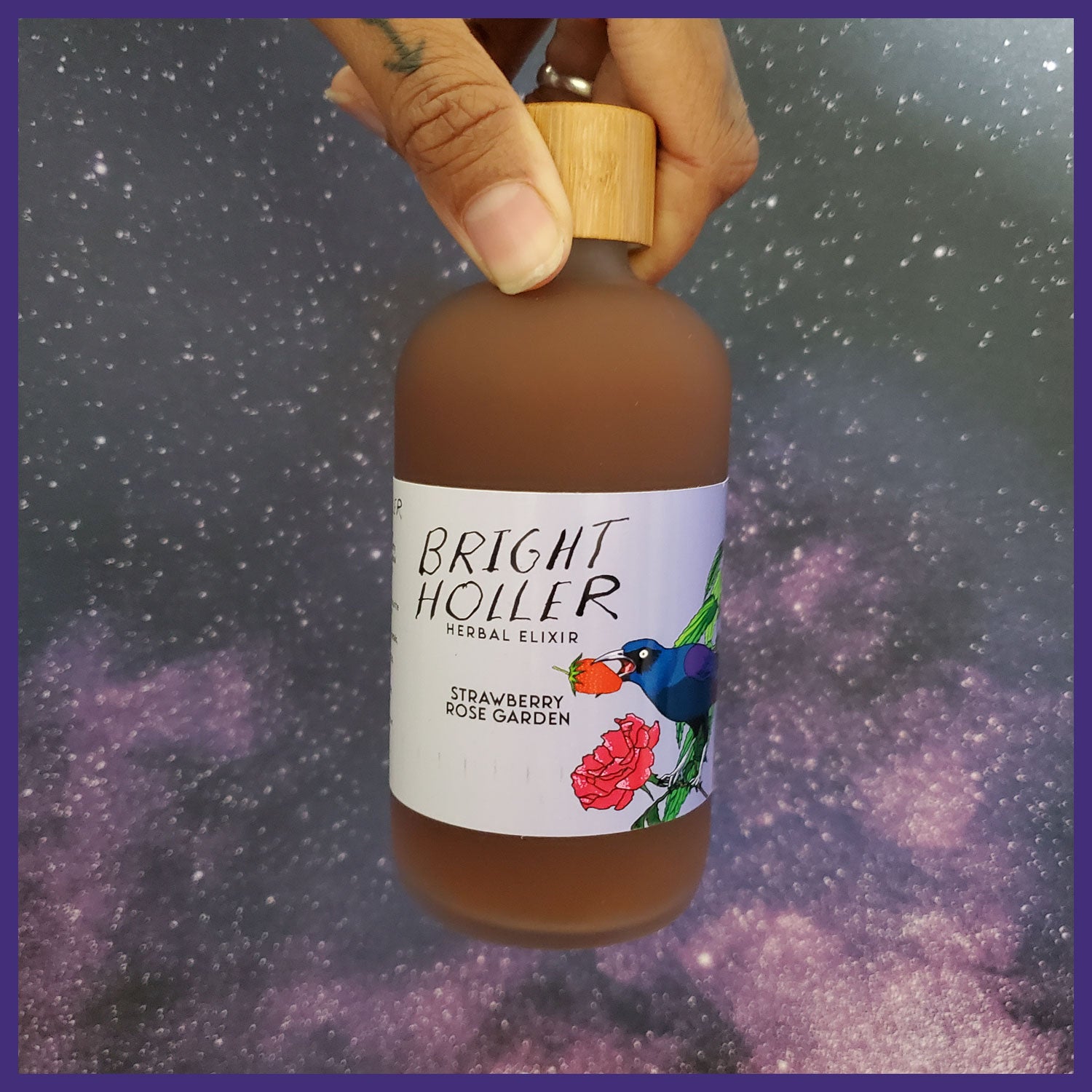 Strawberry Rose Garden Elixir- Cocktail Mixer