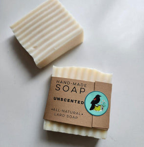 Hand-Rendered Pure Lard Soap